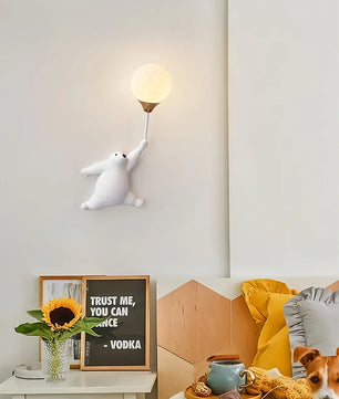 Bear Balloon Wall Lamp