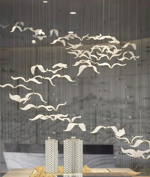 Large Seagull Chandelier