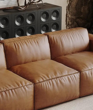 Modular Leather Sofa