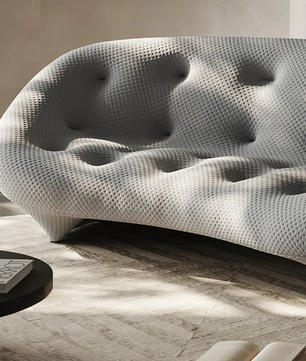 Seashell Wide Deep Seat Sofa