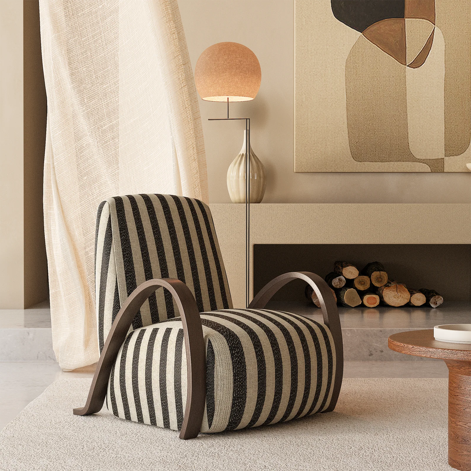 Modern Retro Lounge Chair
