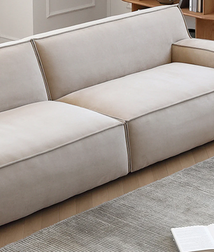 Minimalist Vertical Upholstered Sofa