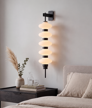 Stacked Glass Wall Sconce
