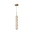 Alabaster Bead Pendant Light