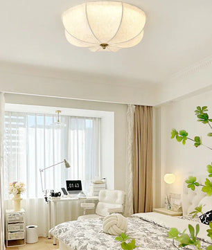 Orchid Fabric Ceiling Lamp