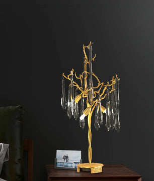 Aqua Willow Table Lamp