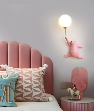 Bear Balloon Wall Lamp