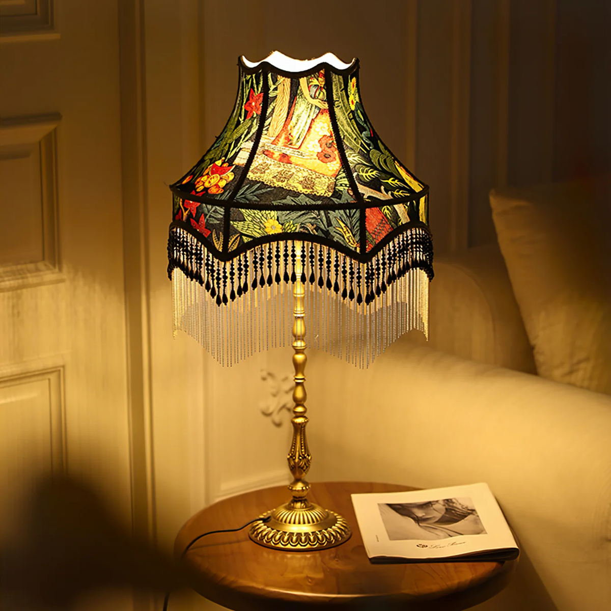 Japan Style Peony Table Light