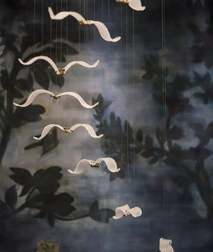Large Seagull Chandelier