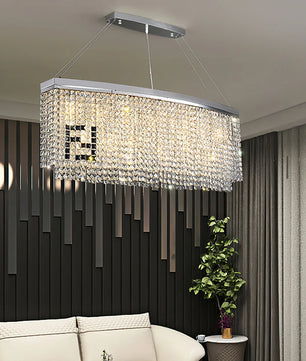 Liliana Rectangle Crystal Chandelier