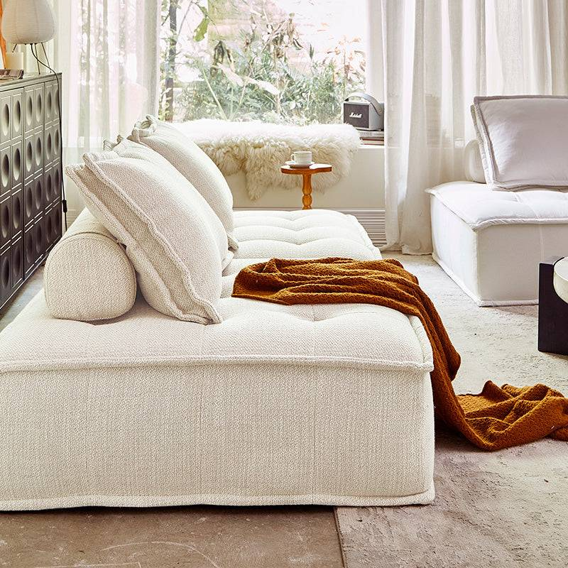 Cotton And Linen Fabric Sofa