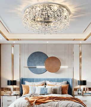Raindrop Crystal Ceiling Light