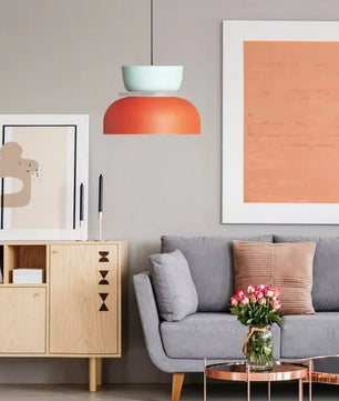 MACRI Color Block Nordic Pendant Light for Living Room