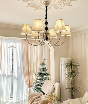 Orchid Fabric Chandelier