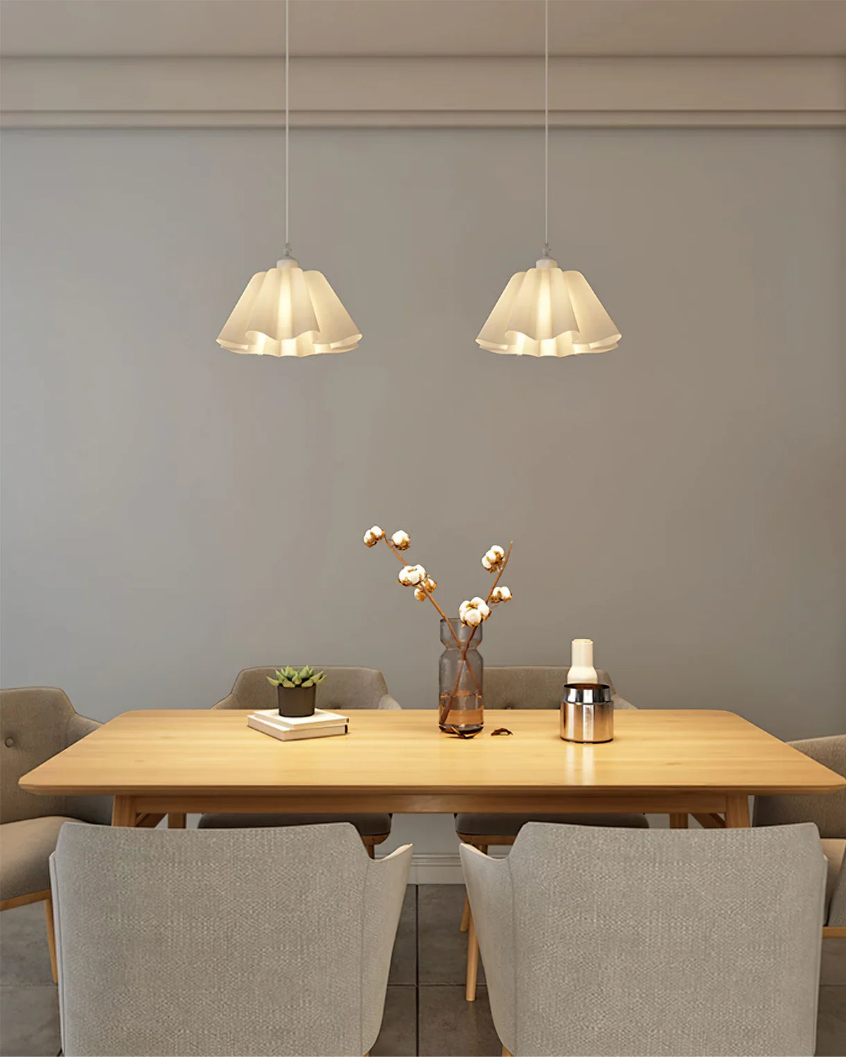 Danish Pleated Pendant Lamp