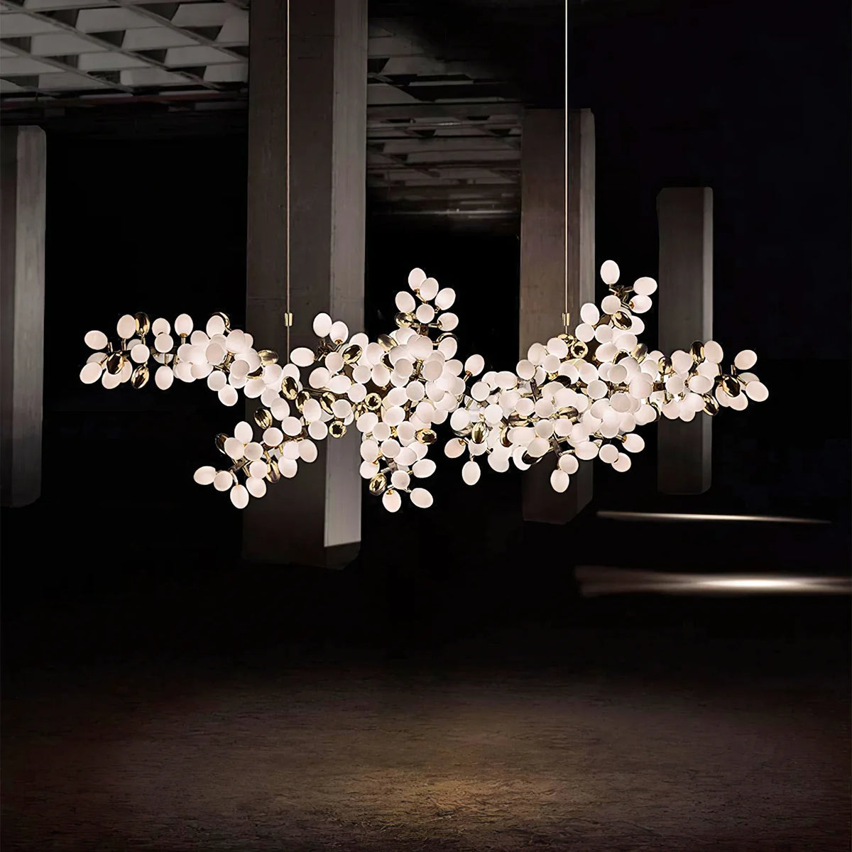 Grape Vine Bunch Chandelier