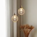 Crackle Glass Pendant Light