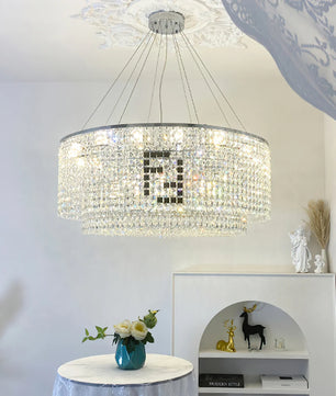 Liliana Round Crystal Chandelier