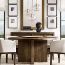 Brass & Clear Glass Pendant Light