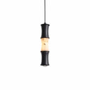 Tallo Alabaster Bamboo Pendant Light