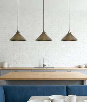 Atacama Tapered Copper Pendant