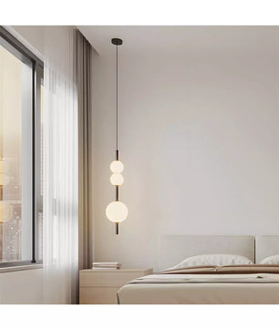 Vertical Glass Pendant Light