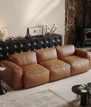 Modular Leather Sofa