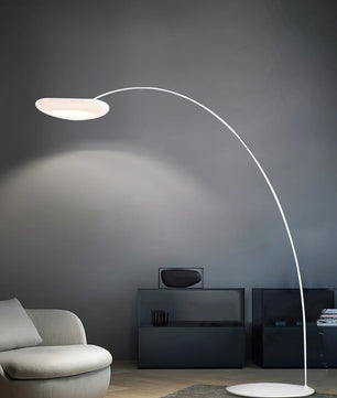 Mr Magoo Floor Lamp – Modern Minimalist Tall Standing Lamp for Living Room, Black & White