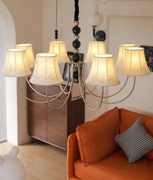 Orchid Fabric Chandelier