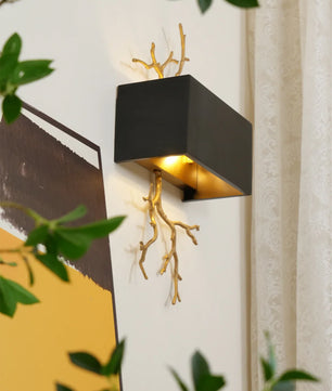 Brass Branch Wall Lamp