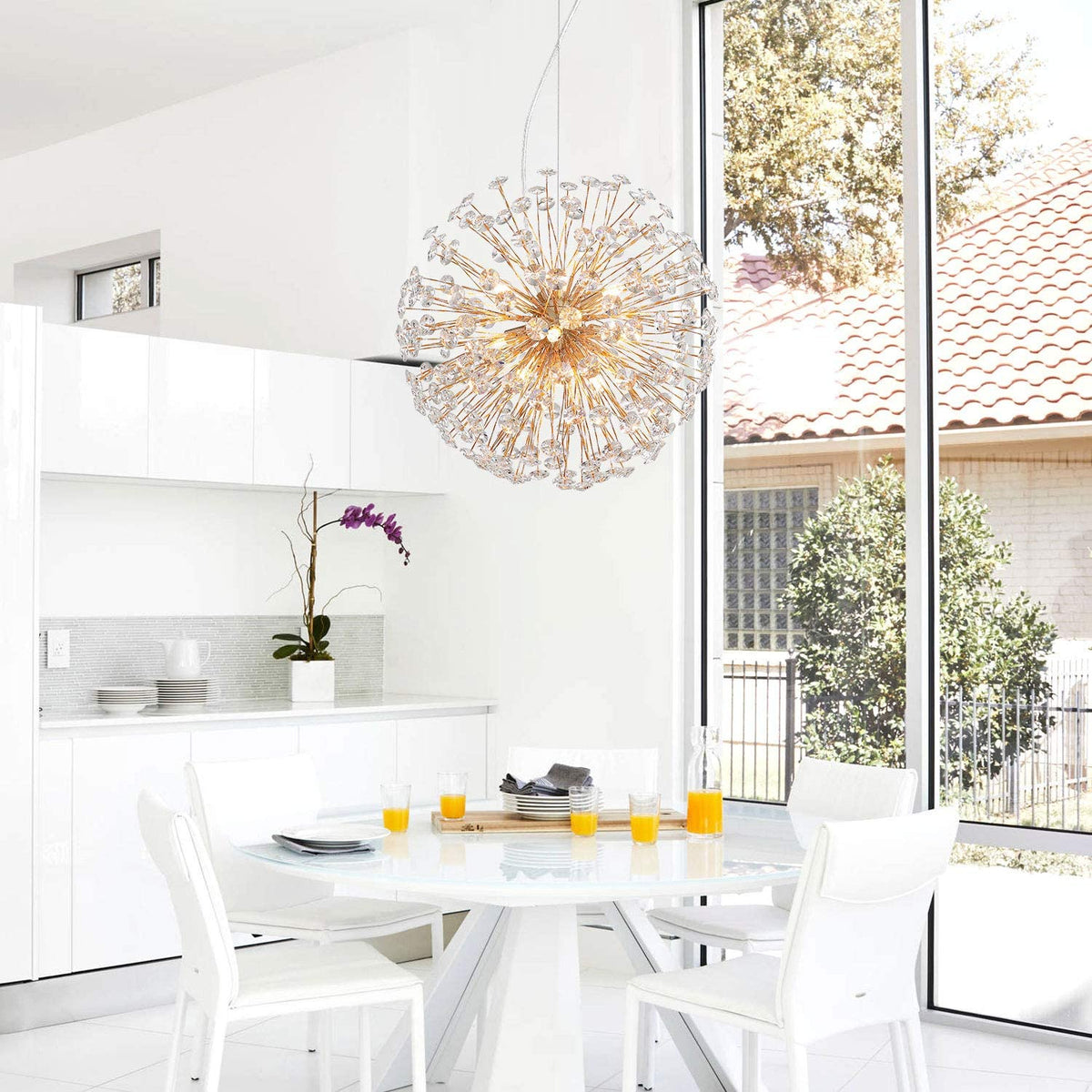 Crystal Dandelion Chandelier