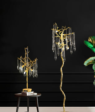 Aqua Willow Table Lamp