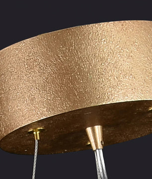 Swallow Chandelier – Modern Gold Ring LED Ceiling Light for Dining Room & Foyer