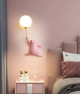 Bear Balloon Wall Lamp