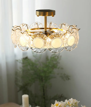 Pobllem Glass Ceiling Lamp