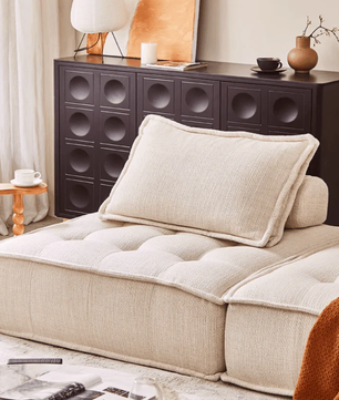 Cotton And Linen Fabric Sofa