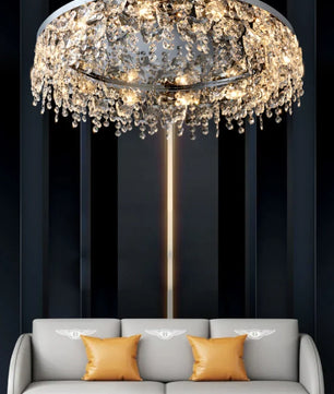Raindrop Crystal Ceiling Light