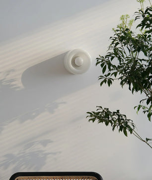 Round Glass Wall Lamp