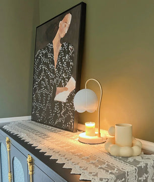 Flower Candle Warmer Lamp