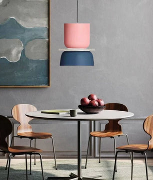 MACRI Color Block Nordic Pendant Light for Living Room