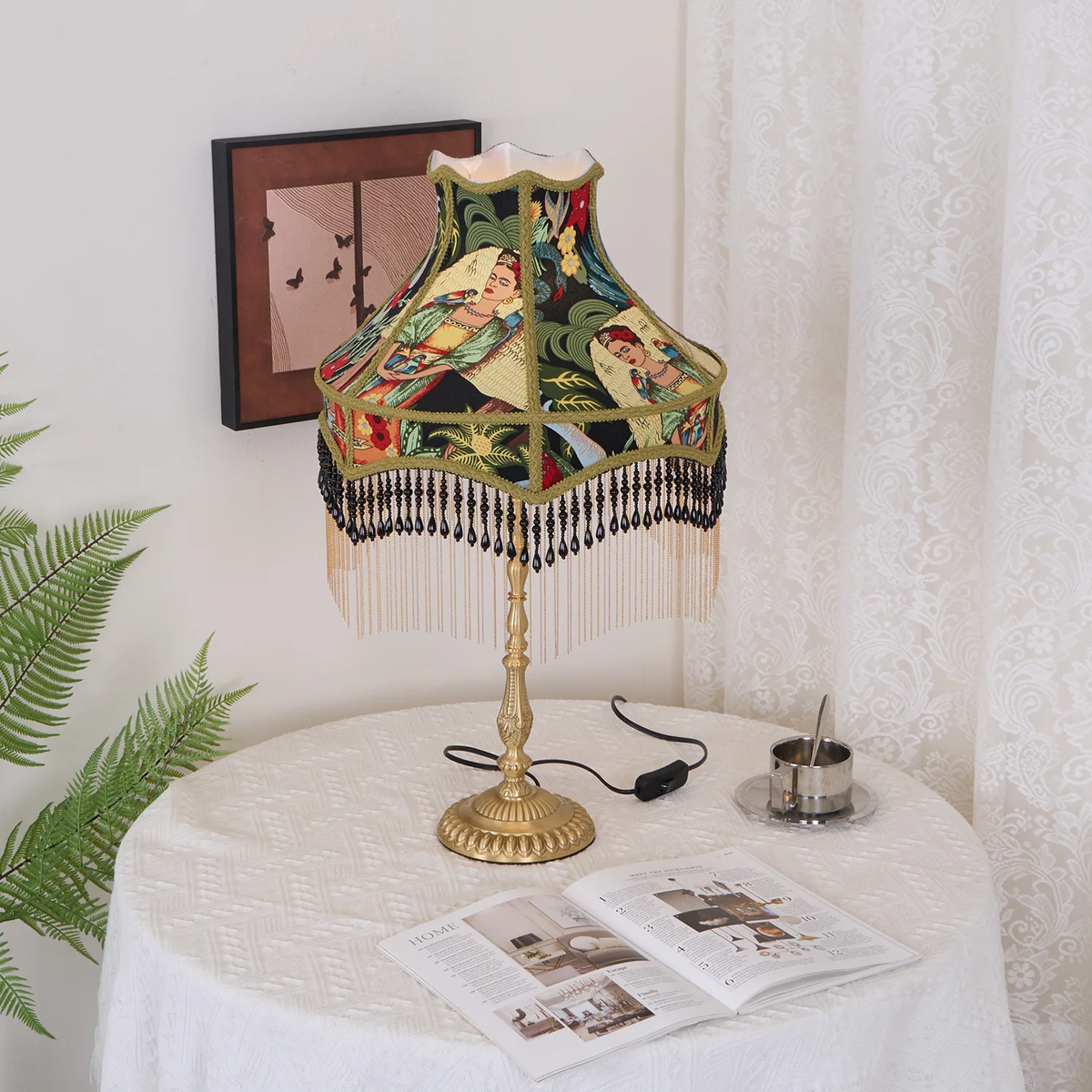 Japan Style Peony Table Light