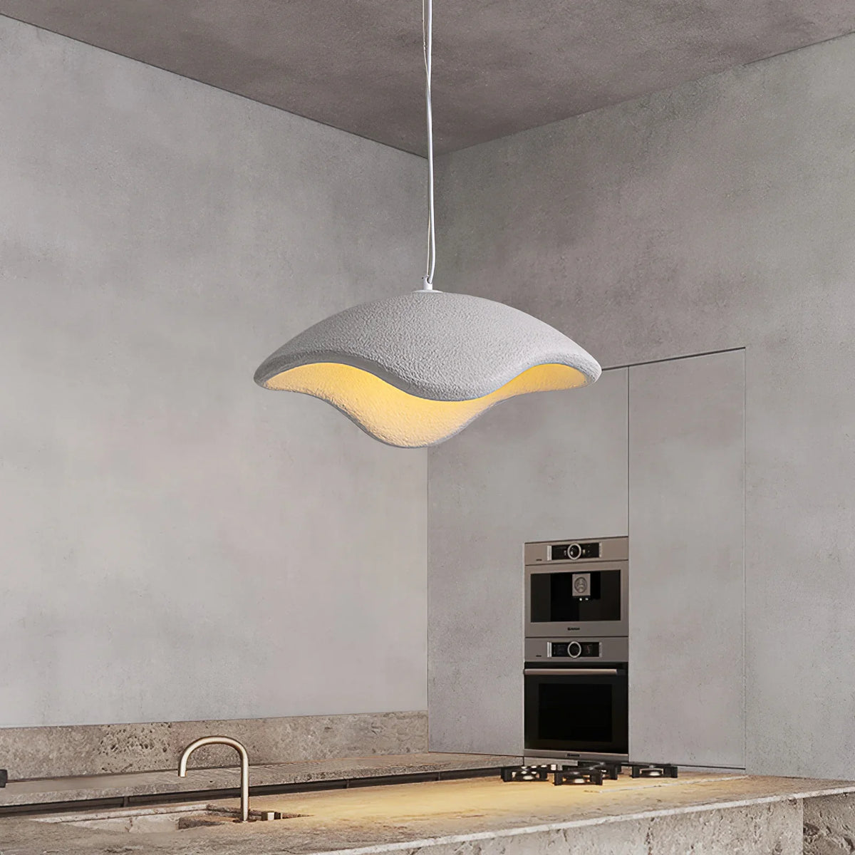 Wabi Sabi Resin Pendant Lamp