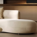 Minimalist Curved Sofa