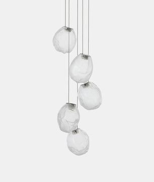 Liquid Glass Stone Pendant Light