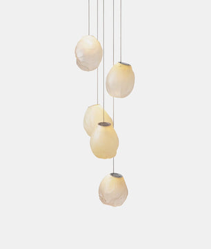 Liquid Glass Stone Pendant Light