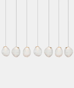 Liquid Glass Stone Pendant Light