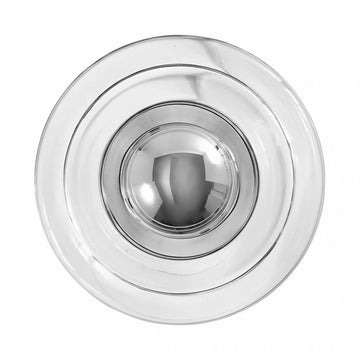 Clear Glass & Chrome