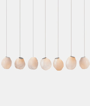 Liquid Glass Stone Pendant Light