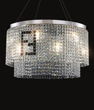 Liliana Round Crystal Chandelier