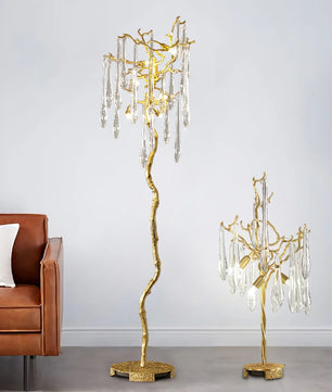 Aqua Willow Table Lamp